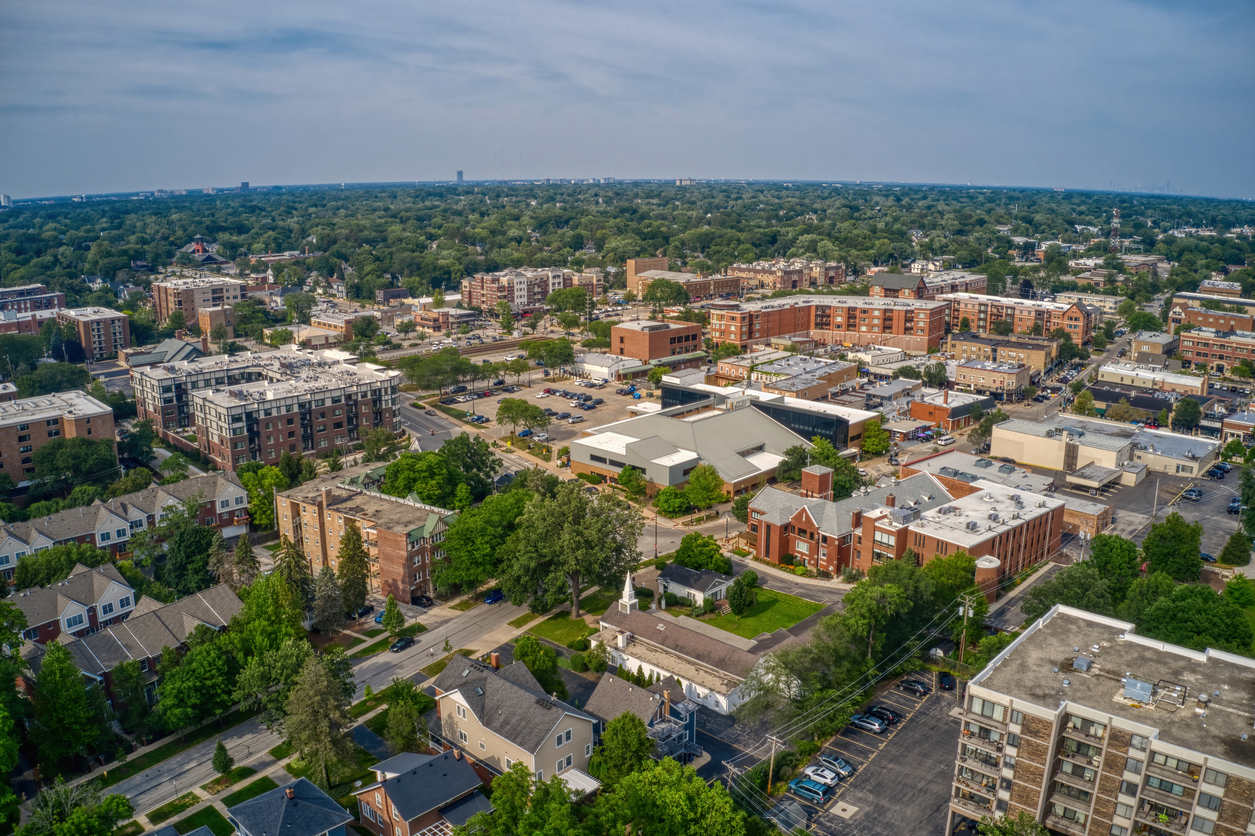 Panoramic Image of Downers Grove, IL